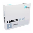 L-Тироксин, 100 мкг, таб. №100